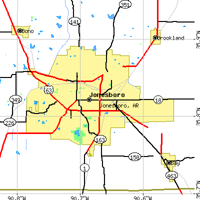 Jonesboro map