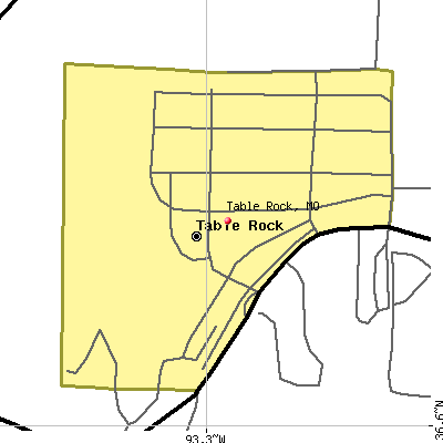 Table Rock map