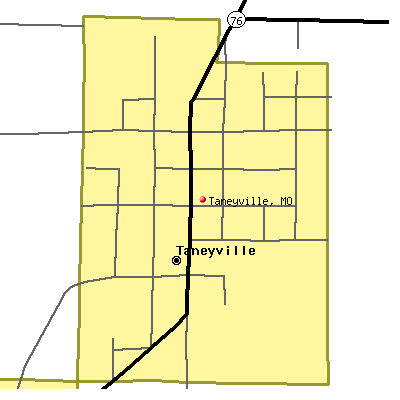 Taneyville map
