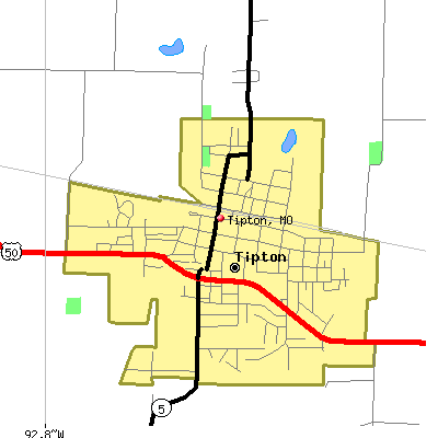 Tipton map