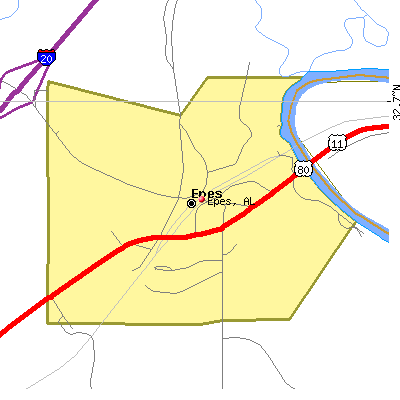 Epes map