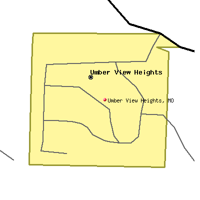 Umber View Heights map