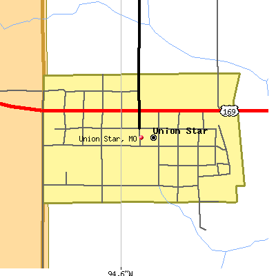 Union Star map