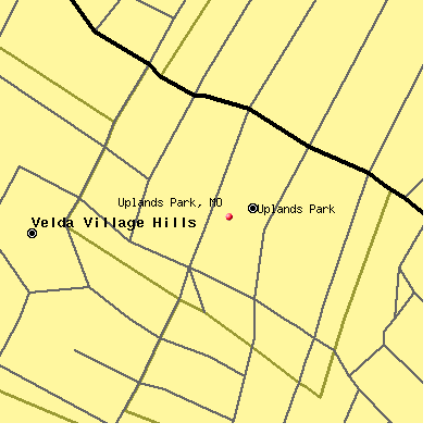 Uplands Park map