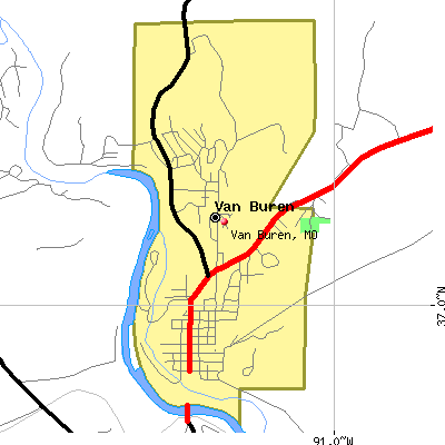 Van Buren map