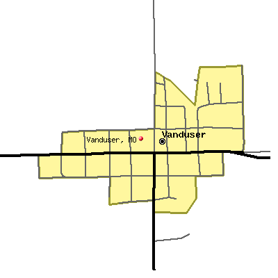 Vanduser map