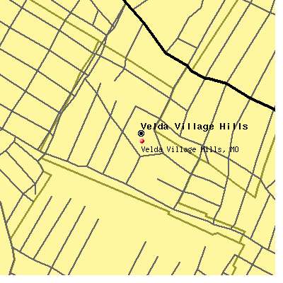 Velda Village Hills map