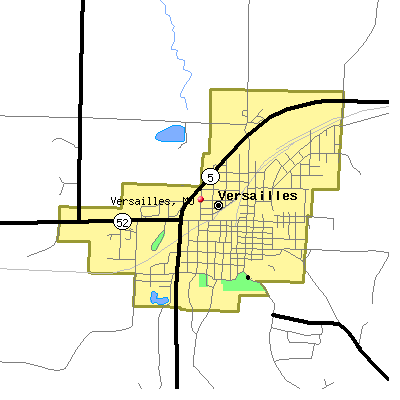Versailles map