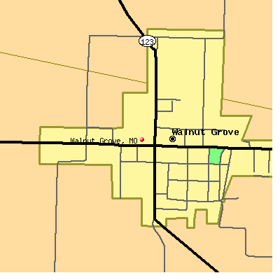 Walnut Grove map