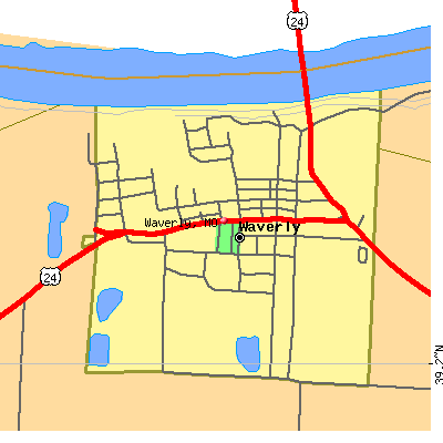 Waverly map