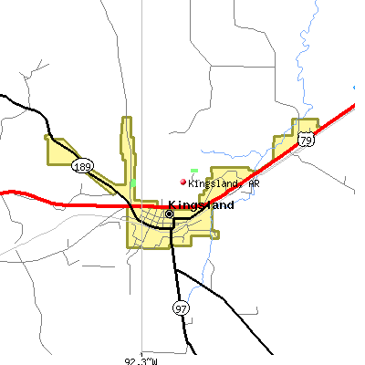 Kingsland map