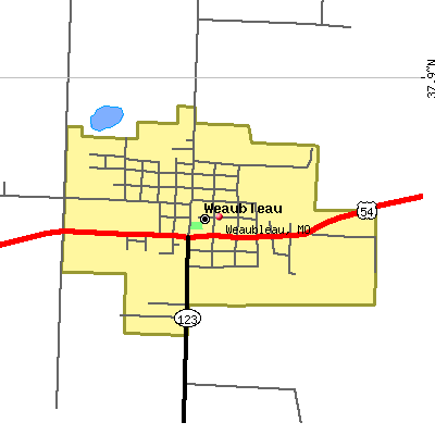 Weaubleau map