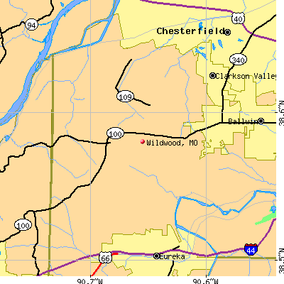 Wildwood map