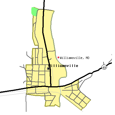Williamsville map