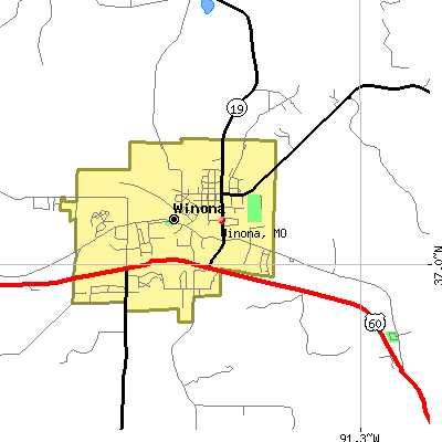 Winona map