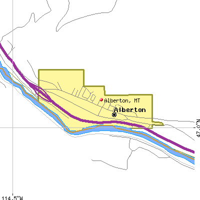 Alberton map