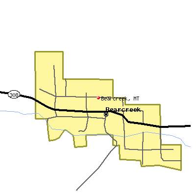 Bearcreek map