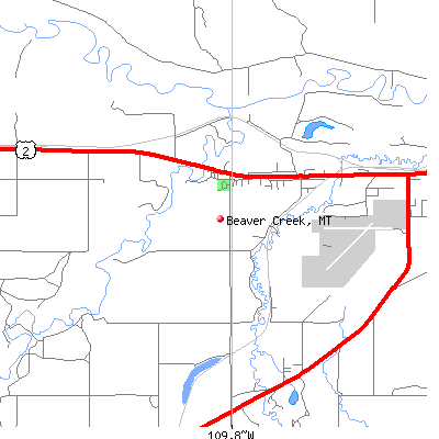 Beaver Creek map
