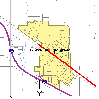 Belgrade map