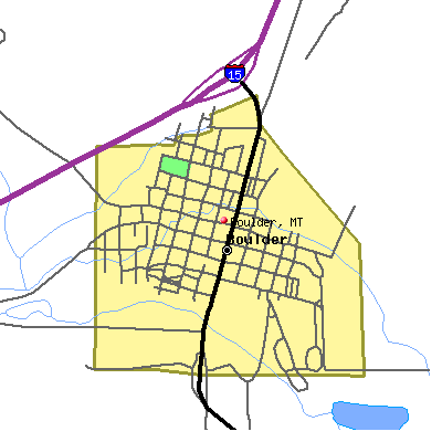 Boulder map