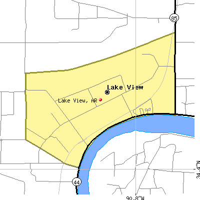 Lake View map