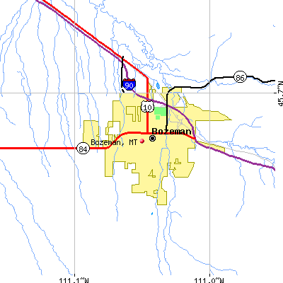 Bozeman map