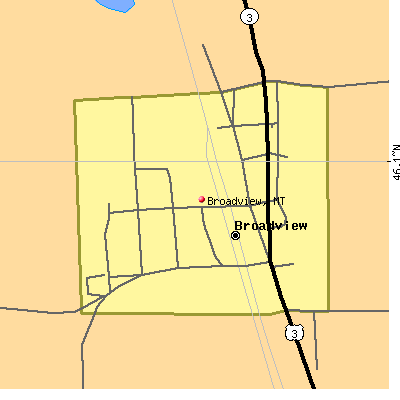 Broadview map