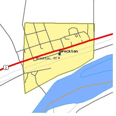 Brockton map