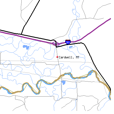 Cardwell map