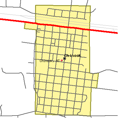 Chinook map