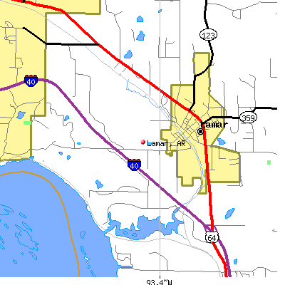 Lamar map