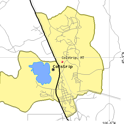Colstrip map