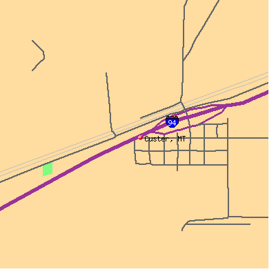 Custer map