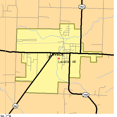 Lavaca map