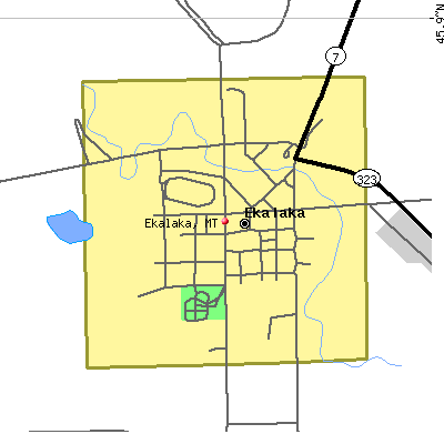 Ekalaka map