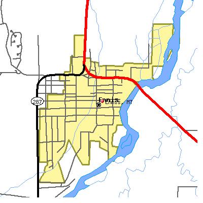 Ennis map