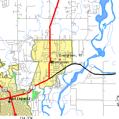 Evergreen map
