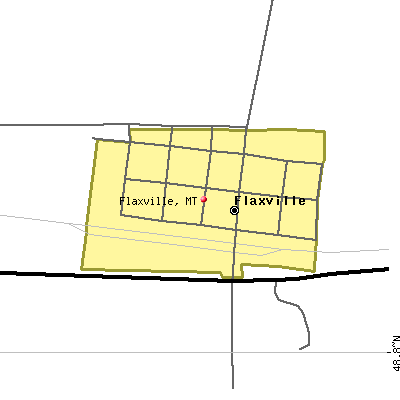 Flaxville map