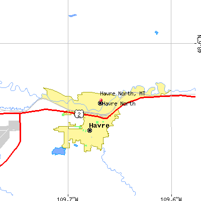 Havre North map