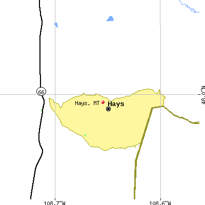 Hays map