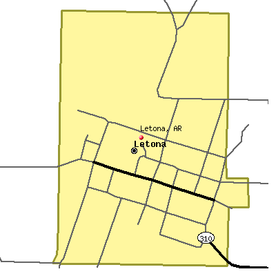 Letona map