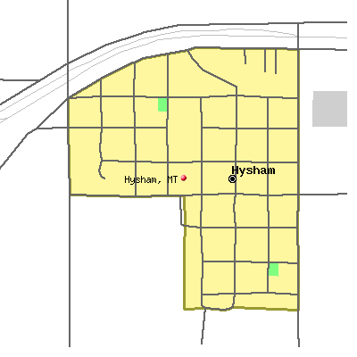 Hysham map