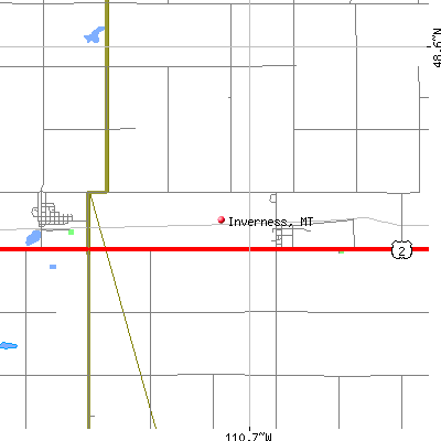 Inverness map