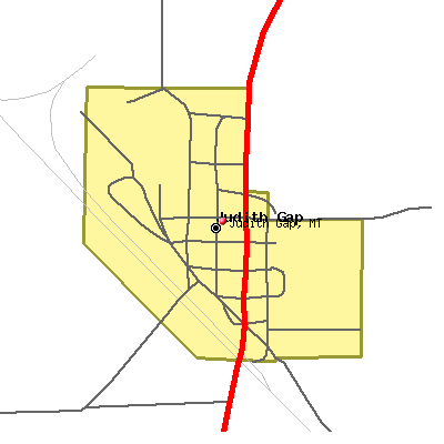 Judith Gap map