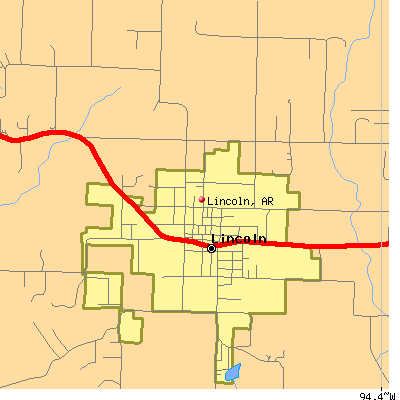 Lincoln map