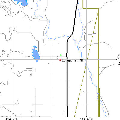 Lonepine map