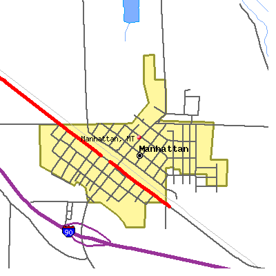 Manhattan map