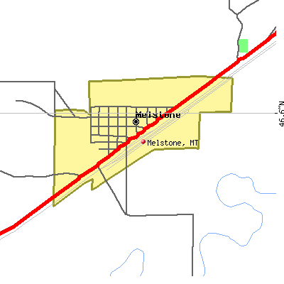 Melstone map