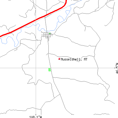 Musselshell map