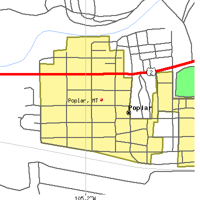 Poplar map